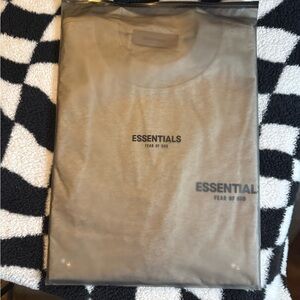 Essentials Tan Short Sleeve Tee